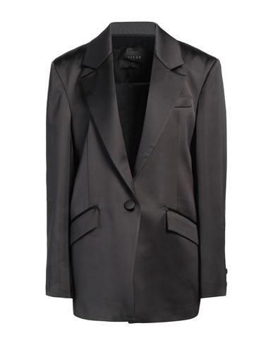 Gaelle Paris Gaëlle Paris Woman Blazer Black Size 8 Polyester, Elastane