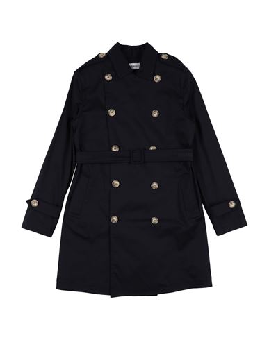 BIKKEMBERGS BIKKEMBERGS TODDLER BOY OVERCOAT & TRENCH COAT NAVY SIZE 5 COTTON, ELASTIC FIBRES 