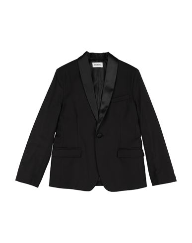 Bikkembergs Toddler Boy Blazer Black Size 5 Polyester, Viscose In Black