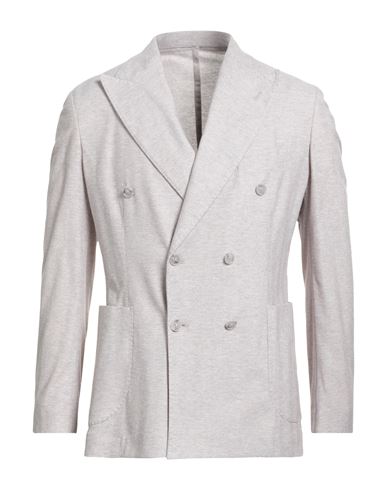 Barba Napoli Dynamic Man Blazer Beige Size 44 Cotton, Linen In Gray