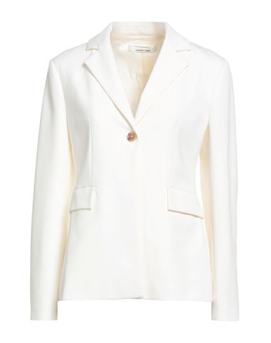 Liviana Conti Woman Blazer White Size 6 Viscose, Polyamide, Elastane In White
