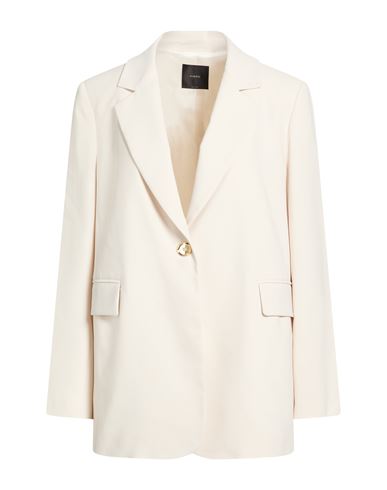 Pinko Woman Blazer Ivory Size 8 Polyester, Elastane In White