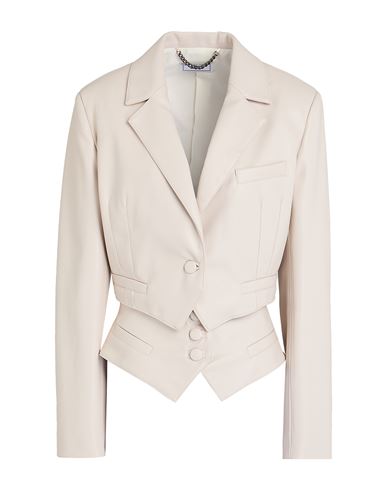 JIJIL JIJIL WOMAN BLAZER BEIGE SIZE 8 POLYESTER 