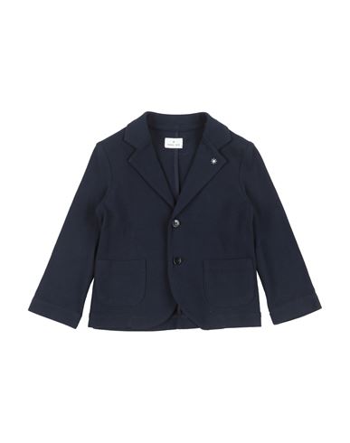 Manuel Ritz Toddler Boy Blazer Midnight Blue Size 4 Cotton In Blue