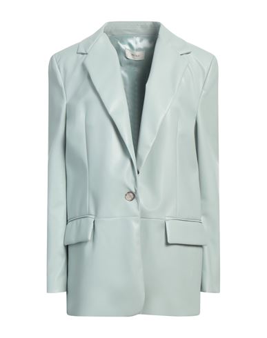 Vicolo Woman Blazer Sage Green Size S Polyester, Polyurethane