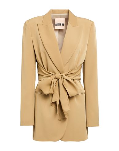 Aniye By Woman Blazer Sage Green Size 2 Polyester, Elastane In Neutral