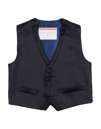 Cesare Paciotti Paciotti Toddler Boy Tailored Vest Navy Size 3 Cotton, Elastane In Navy