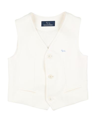 HARMONT & BLAINE HARMONT & BLAINE TODDLER BOY TAILORED VEST WHITE SIZE 3 VISCOSE, POLYAMIDE, ELASTANE, POLYESTER 