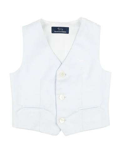Harmont & Blaine Toddler Boy Tailored Vest Sky Blue Size 3 Cotton, Polyester In Blue