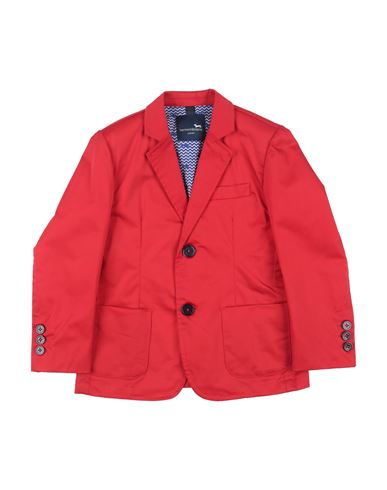 Harmont & Blaine Toddler Boy Blazer Red Size 6 Cotton In Red
