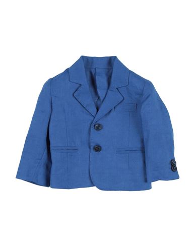 Manuell & Frank Newborn Boy Blazer Blue Size 3 Acrylic, Viscose, Polyester In Blue