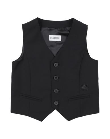 Bikkembergs Toddler Boy Tailored Vest Black Size 5 Polyester, Viscose, Elastane In Black