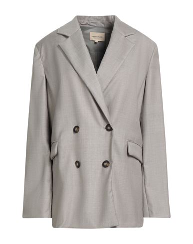 Loulou Studio Woman Blazer Grey Size M Virgin Wool In Gray