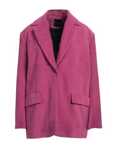 Roberto Collina Woman Blazer Mauve Size M Polyester, Nylon, Elastane