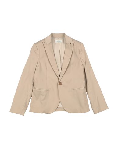 Paolo Pecora Toddler Boy Blazer Beige Size 6 Polyester, Cotton, Elastane In Beige