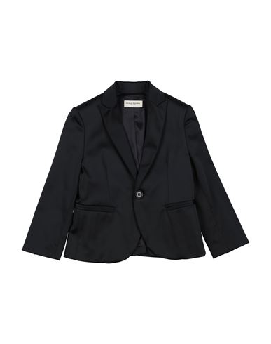 Paolo Pecora Toddler Boy Blazer Midnight Blue Size 6 Polyester, Cotton, Elastane In Blue
