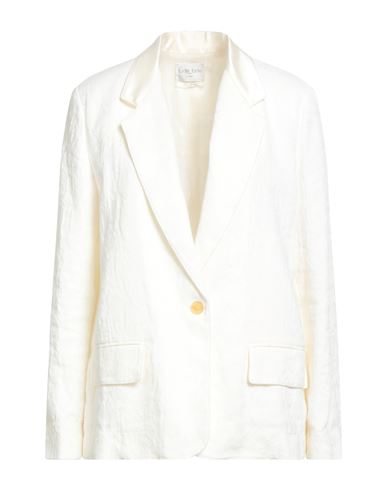 Forte Forte Forte_forte Woman Blazer Ivory Size 1 Linen, Cotton, Acrylic In White