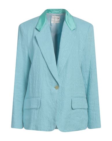 Forte Forte Forte_forte Woman Blazer Light Blue Size 3 Linen, Cotton, Acrylic