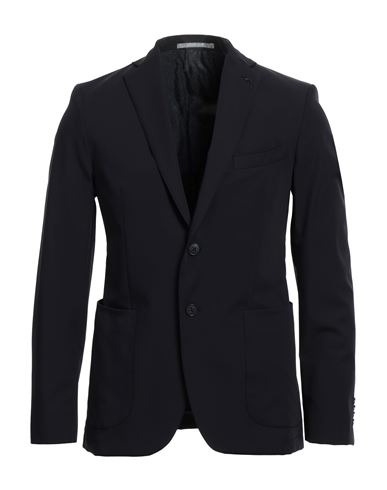 Michael Kors Mens Man Blazer Midnight Blue Size 38 Nylon, Elastane In Blue
