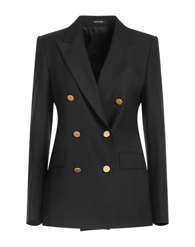 Tagliatore 02-05 Woman Blazer Black Size 8 Polyester, Virgin Wool, Elastane In Black