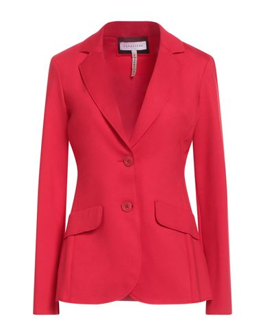 Caractere Caractère Èssential Woman Blazer Red Size 14 Viscose, Polyamide, Elastane In Red