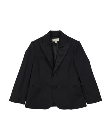 Elie Saab Toddler Girl Blazer Black Size 6 Cotton, Elastane In Black