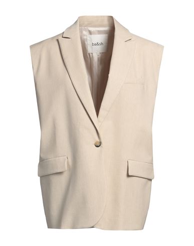 Ba&sh Ba & Sh Woman Tailored Vest Beige Size 0 Viscose, Polyester, Elastane In Neutral