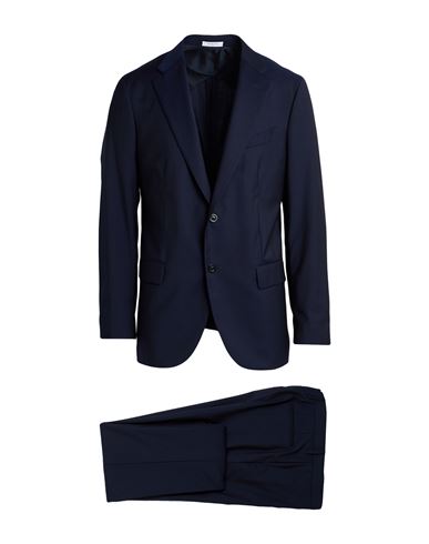 Boglioli Man Suit Midnight Blue Size 46 Virgin Wool