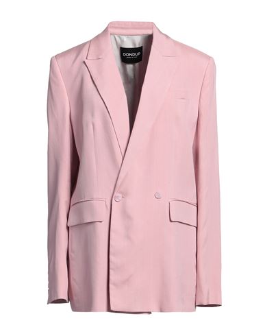 Dondup Woman Blazer Pink Size 10 Viscose In Pink