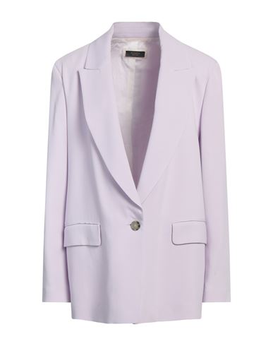 Peserico Woman Blazer Lilac Size 14 Viscose, Elastane In Purple