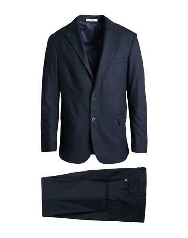EGON VON FURSTENBERG EGON VON FURSTENBERG MAN SUIT NAVY SIZE 42 POLYESTER, VISCOSE 