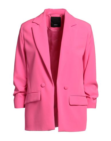 Relish Woman Blazer Fuchsia Size 8 Polyester, Elastane In Pink
