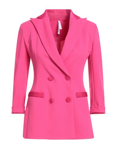 Imperial Woman Blazer Fuchsia Size Xxs Polyester, Elastane In Pink