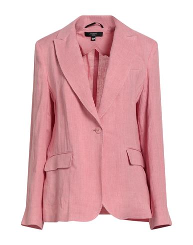 Shop Weekend Max Mara Woman Blazer Pink Size 12 Linen