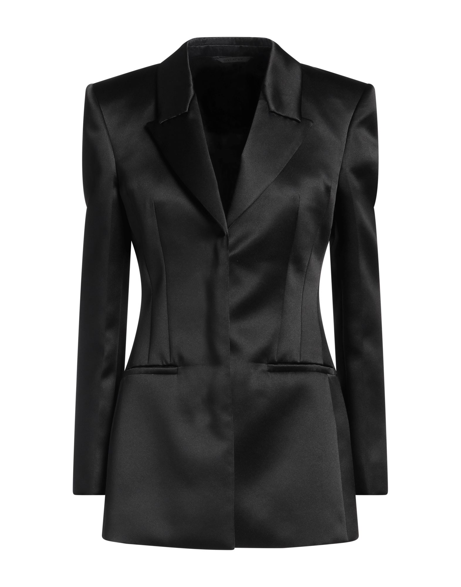 《セール開催中》GIVENCHY レディース ブレザー ブラック 44 ポリエステル 100%
