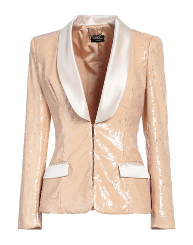 Elisabetta Franchi Woman Blazer Sand Size 6 Polyester