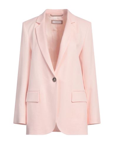 Peserico Easy Woman Blazer Light Pink Size 6 Linen, Viscose, Elastane In Pink