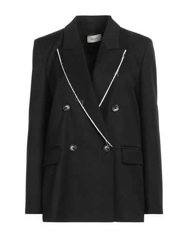 Shop Vicolo Woman Blazer Black Size S Polyester, Viscose, Elastane, Cotton