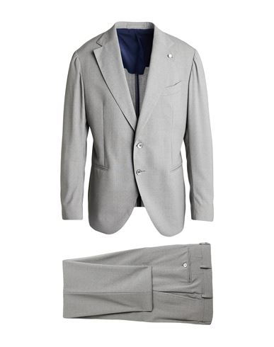 Luigi Bianchi Mantova Man Suit Grey Size 42 Wool In Gray