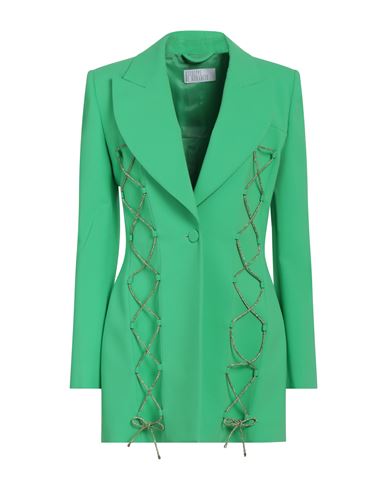 Giuseppe Di Morabito Woman Blazer Green Size 4 Viscose, Elastane In Green