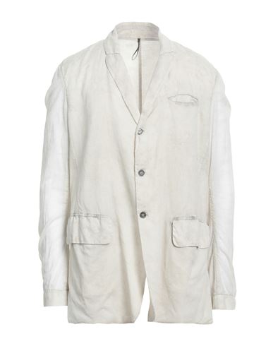 Masnada Man Blazer Cream Size 40 Cotton