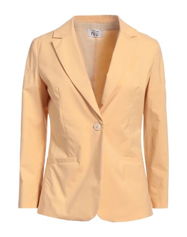 Niū Woman Blazer Mandarin Size S Cotton, Elastane In Mandarin