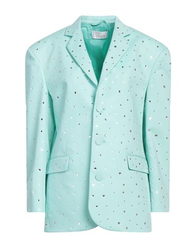 Giuseppe Di Morabito Woman Blazer Turquoise Size 6 Cotton, Polyamide, Elastane In Blue