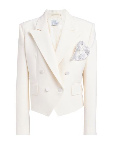 Giuseppe Di Morabito Woman Blazer Cream Size 6 Virgin Wool, Elastane