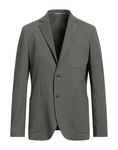 AT.P.CO AT. P.CO MAN BLAZER MILITARY GREEN SIZE 44 POLYESTER, VISCOSE, ELASTANE 