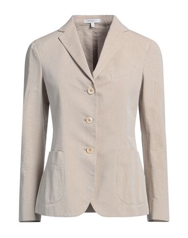 Boglioli Woman Blazer Beige Size 4 Cotton In Beige