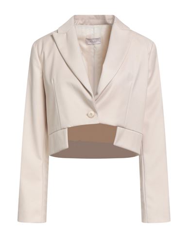 Motel Woman Blazer Beige Size M Polyester, Viscose, Elastane In Neutral