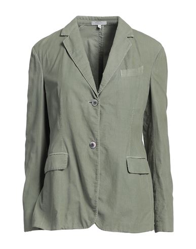 Shop Boglioli Woman Blazer Sage Green Size 10 Cotton