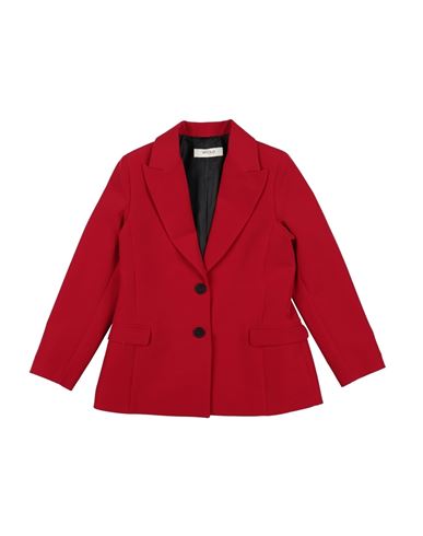 Vicolo Toddler Girl Blazer Red Size 6 Polyester, Elastane In Red