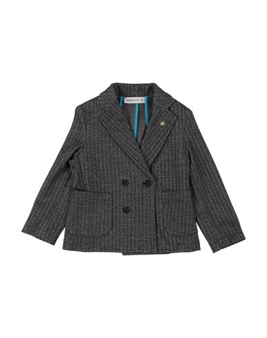 MANUEL RITZ MANUEL RITZ TODDLER BOY BLAZER BLACK SIZE 4 POLYESTER, VISCOSE, ELASTANE 